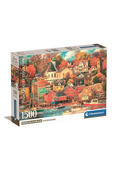 CLEMENTONI Puzzle, Clementoni, 1500 piese, Model oras, Multicolor