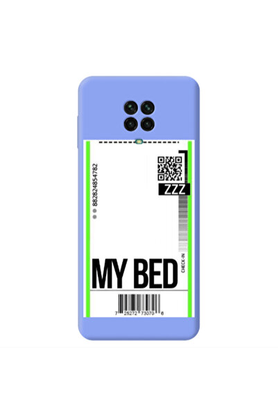 Other Xiaomi Redmi Note 9 Pro My Bed ZZZ Light Purple Colored Silicone TPU Θήκη
