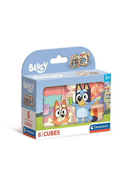 bluey set de 6 cuburi de poveste 2 ani