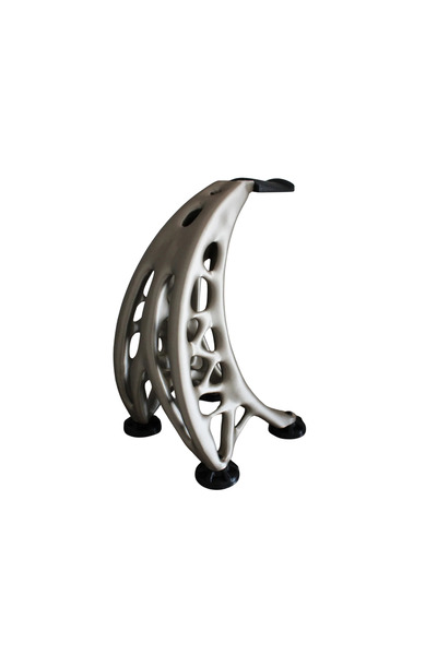 Eva Prints Suport pentru Casti Audio Printat 3D – Stand Universal pentru Casti Over-Ear si On-Ear, Design Modern, Culoare Gri