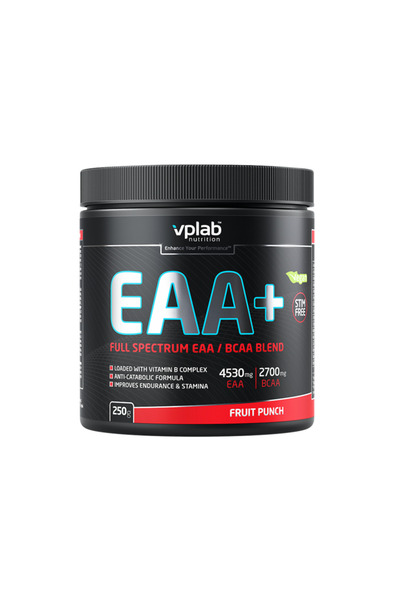 Vplab EAA+ Aminoacizi Esențiali 250g Punch de Fructe
