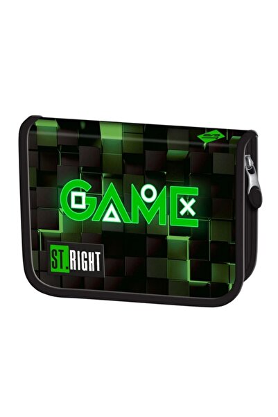MC Micostore Penar neechipat Green Game, 1 fermoar, 2 extensii, negru cu verde