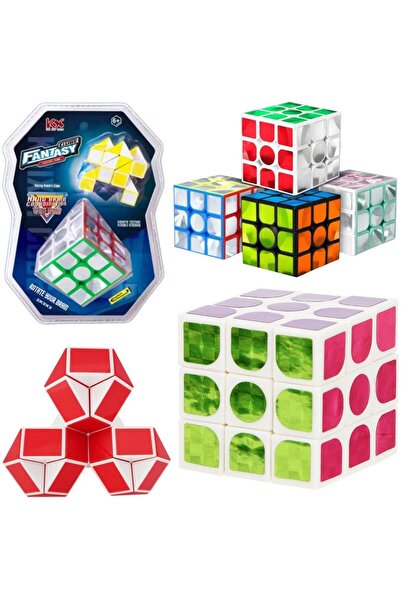 OEM Trifox set de puzzle-uri logice cub 3x3x3 și puzzle șarpe 6+