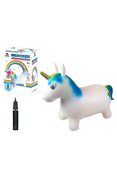 OEM Calut gonflabil Madej Unicorn, jucarie saltareata, cu pompa inclusa, din ...