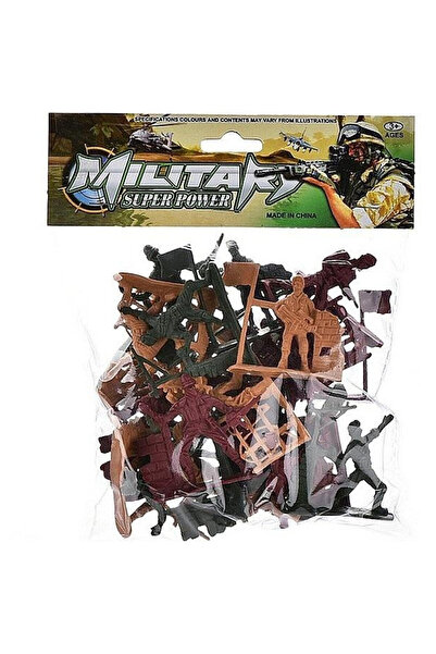 OEM Set de figurine soldați ADAR, 21 piese din PVC, blister 143x156 mm
