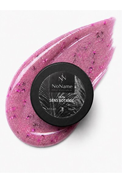 NO NAME Sens Botanik Builder Jel - 15 ml - Gerçek Çiçekli Simli Yoğun Parlakl...