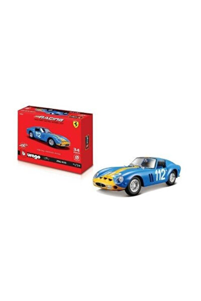 BBURAGO Model Ferrari 250 GTO la scară 1:24 - Albastru # 112