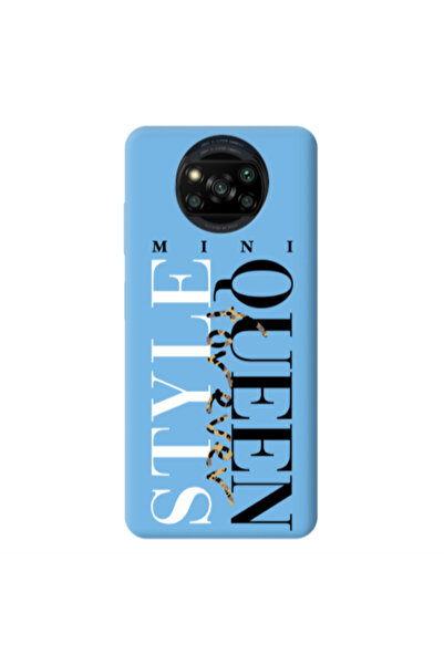 Other Xiaomi Poco X3 /X3 Pro Mini Quen Forever Blue Colored Silicone TPU Θήκη