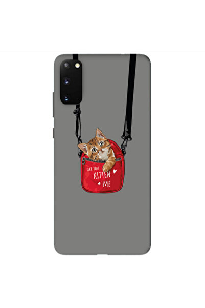 Other Samsung S20 Are you kitten Grey Colored Silicone TPU Θήκη