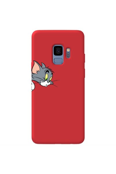 Other Samsung S9 Plus Tom 1 Red Colored Silicone TPU Θήκη