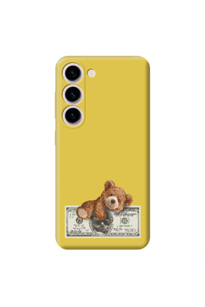 Other Samsung S23 Plus Money Style Yellow Colored Silicone TPU Θήκη