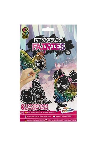 GRAFİX Комплект от 10 скреч-фигурки (горна и долна част), включващ 2 молива и...