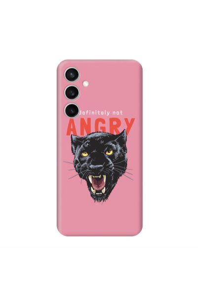 Other Samsung S24 FE Pointed teeth Pink Colored Silicone TPU Θήκη
