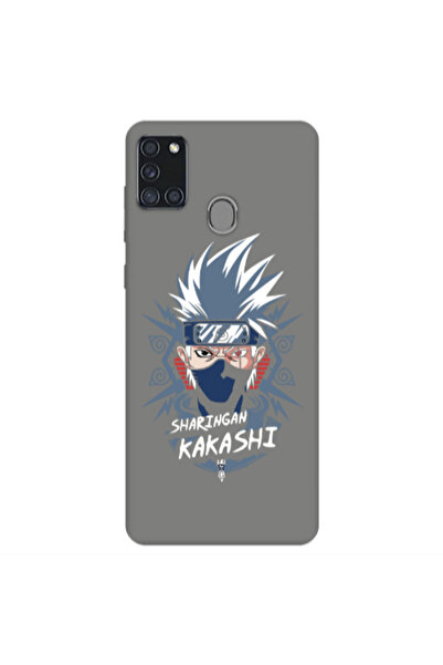 Other Samsung A21S Anime Mangoo Grey Colored Silicone TPU Θήκη
