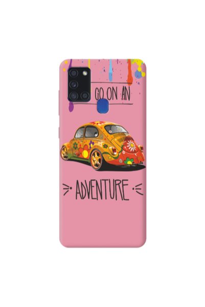 Other Samsung A21S Adventure Pink Colored Silicone TPU Θήκη