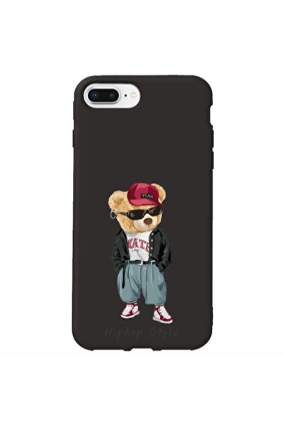 Other Apple iPhone 7 Plus Hip hop style Black Colored Silicone TPU Θήκη
