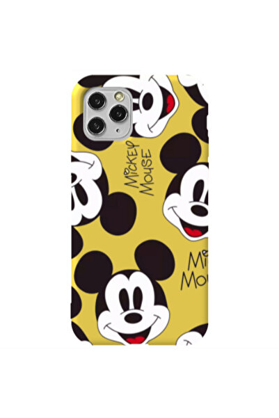 Other Apple iPhone 11 Pro Mickey Mouse Yellow Colored Silicone TPU Θήκη