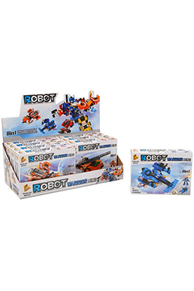 Trifox Set de constructie Warrior King, 8 in 1 transformabil, 90+ piese, Mult...