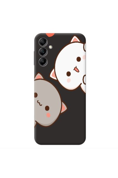 Other Samsung A14 5G We are here Black Colored Silicone TPU Θήκη
