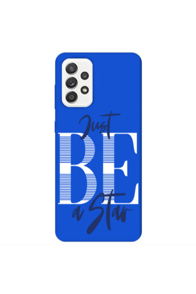 Other Samsung A52 Just Be a Star Blue Colored Silicone TPU Θήκη
