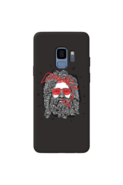 Other Samsung S9 Plus Cool glasses Black Colored Silicone TPU Θήκη