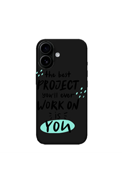Other Apple Iphone 16 plus The Best Project Black Colored Silicone TPU Θήκη
