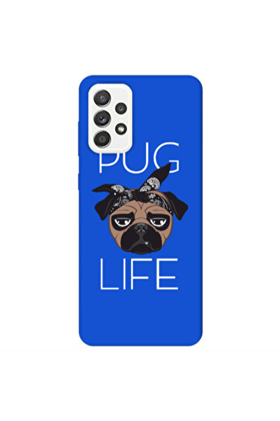 Other Samsung A52 Pug Life Blue Colored Silicone TPU Θήκη