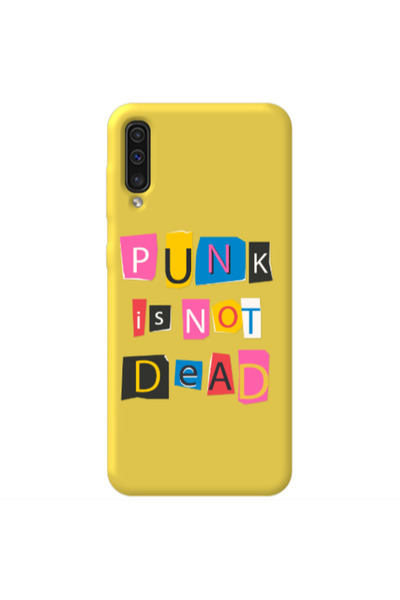 Other Samsung A70 Punk is not Dead Yellow Colored Silicone TPU Θήκη
