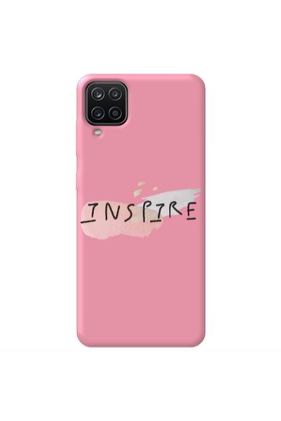 Other Samsung A12 Inspire Pink Colored Silicone TPU Θήκη