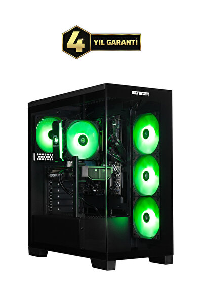 MONSTER Tulpar TD3 V3.4.1 Intel Core Ultra 5 225F H810 Anakart 16 GB RAM 1 TB...
