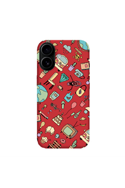 Other Apple Iphone 16 plus Best buds Red Colored Silicone TPU Θήκη