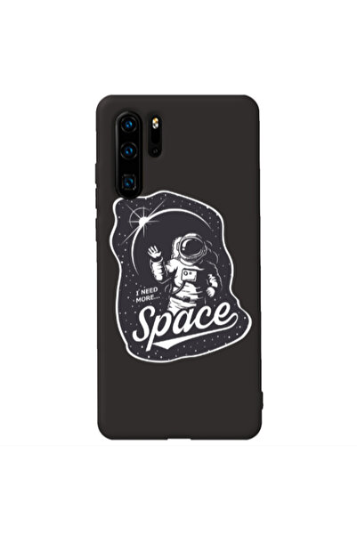 Other Huawei P30 Pro I need more spacee Black Colored Silicone TPU Θήκη