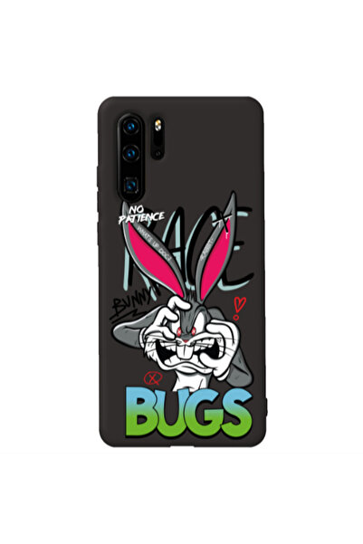Other Huawei P30 Pro No Patience Black Colored Silicone TPU Θήκη