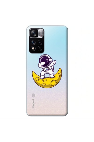 Other Xiaomi Redmi Note 11s 5G Astronaut on the moon Transparent Silicone TPU...