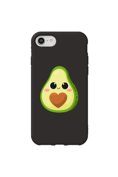 Other Apple iPhone SE 2020 Baby avocado Black Colored Silicone TPU Θήκη