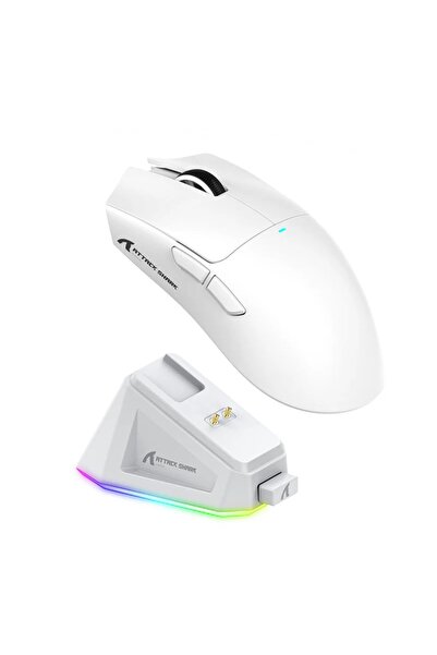 NEXTLY Mouse de gaming wireless X11, 22.000 DPI, PAW3311, Dock RGB, 62g, Blue...