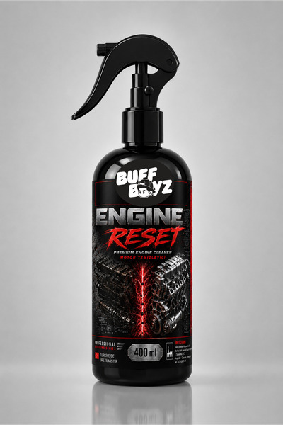BUFFBOYZ Araç Motor Temizleyici - Engine Reset - Yağ, Gres ve Kir Sökücü Moto...