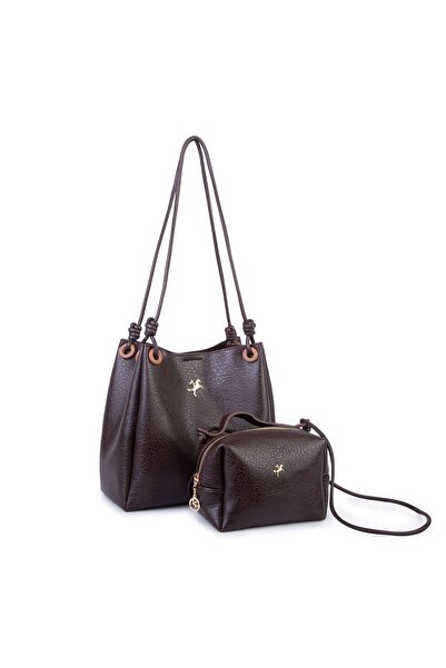 Nas Bag vera çanta Kadın 2 li Set Omuz ve Çapraz Çanta