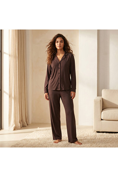 FAV Pyjama Set Button-Down Shirt & Trousers