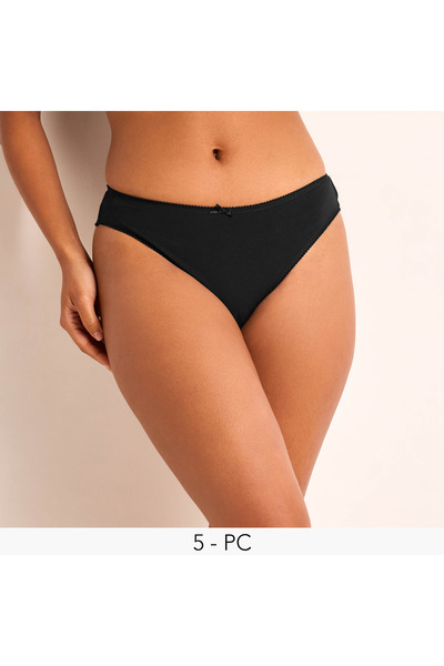 FAV Set of 5 - Bikini Briefs with Lace Trim