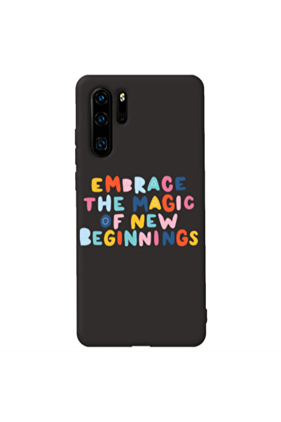 Other Huawei P30 Pro Embrace Black Colored Silicone TPU Θήκη