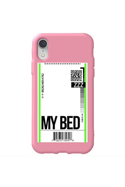 Other Apple iPhone Xr My Bed ZZZ Pink Colored Silicone TPU Θήκη