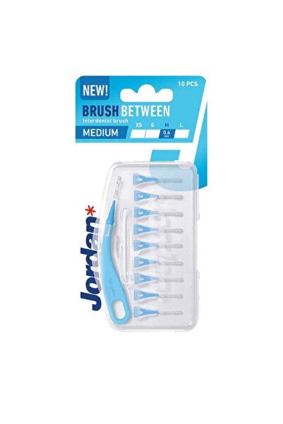JORDAN | Brush Between Μεσοδόντια Βουρτσάκια Medium 0.6mm | 10τμχ