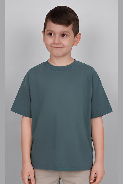 Belya Kids Wear تي شيرت صيفي من القماش بمقاس كبير للأولاد