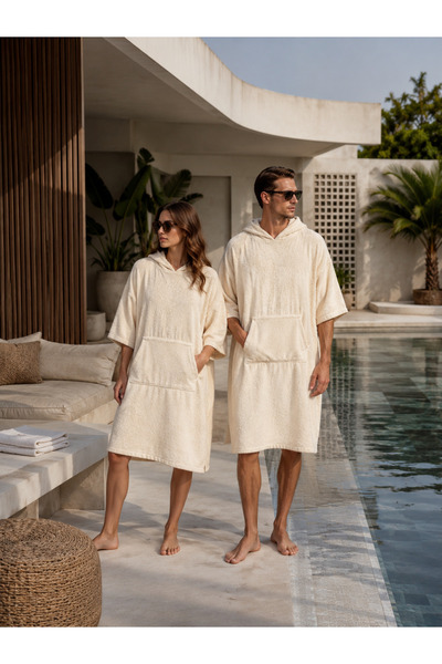 Packho Havlu Panço - Unisex Kapüşonlu Plaj Pançosu - Yetişkin Surf Panço - Ha...
