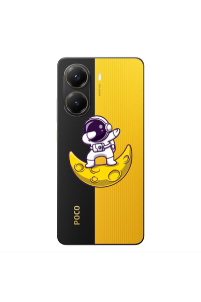 Other Xiaomi Poco X7 Pro Astronaut on the moon Transparent Silicone TPU Θήκη