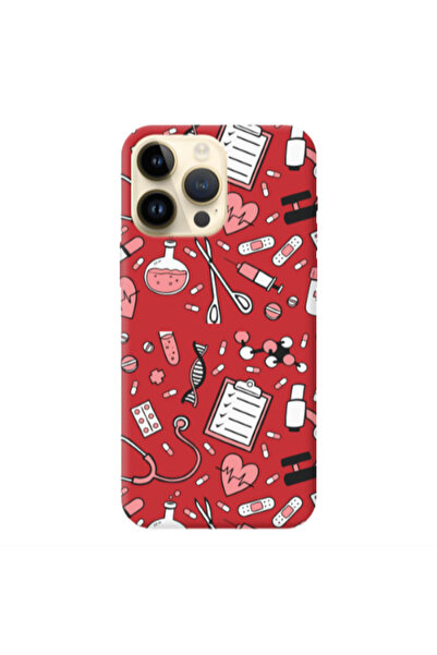 Other Apple iPhone 13 Pro Max Laboratory Red Colored Silicone TPU Θήκη