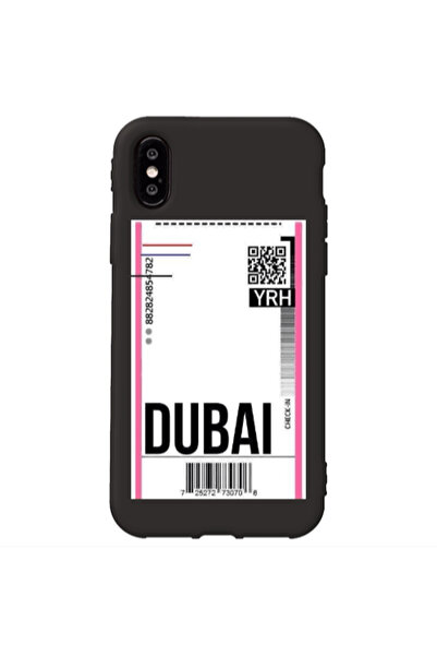 Other Apple iPhone Xs Dubai YRH Black Colored Silicone TPU Θήκη