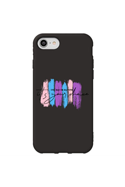 Other Apple iPhone 7 One Day Or Day One Black Colored Silicone TPU Θήκη