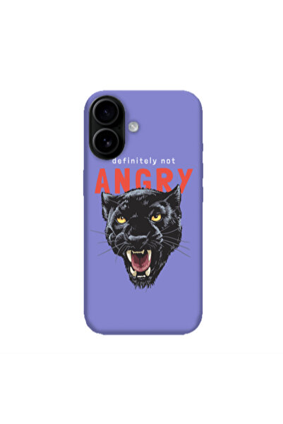 Other Apple Iphone 16 plus Pointed teeth Purple Colored Silicone TPU Θήκη